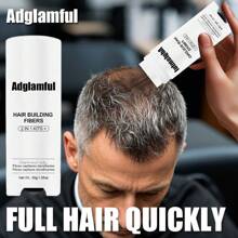 1 pieza Polvo capilar Adglamful All-In-One de 30g, polvo para línea del cabello adecuado para hombres y mujeres con cabello ralo