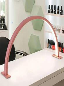 1 pezzo Lampada LED a mezzaluna plug-in USB - rosa, bianca, nera, portatile e plug-and-play con pulsante facile da usare, compatibile con interruttore, ideale per arte di unghie, estensioni ciglie, tatuaggi e cura della pelle, illuminazione da scrivania, accessori per unghie