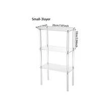 1pc Acrylic Multi-Layer Shelf Display Stand For Collectibles, Cosmetics, Perfume, Desktop Organizer - Clear - View 6