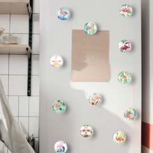 12Pcs Glass Strong Magnetic Refrigerator Magnet Fridge Sticker,Cute Flamingo Fridge Magnets Decoration For Crafts,Strong Fridge Magnets For Kitchen, School,Office Whiteboard, Cabinet And Dishwasher