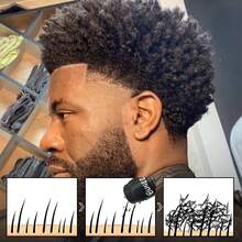 BUNEE Natural Hair Building Fibers For Men - 27.5g | Mediterranean Root Lifting Powder, Fibers For Fuller Hair, Smooth Texture, No Grease, Unisex-Adult, 27.5g - Multicolor - View 4