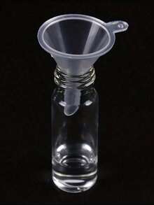 10 piezas de embudos de viaje mini, aptos para transferir cosméticos, perfumes, aceites esenciales, hechos de material plástico, aplicables para botellas de laboratorio, aceites esenciales, perfumes, especias, arte de arena, camping y polvos - herramienta esencial para medición y transferencia precisa, decoración del hogar para sala de estar, dormitorio, baño, accesorios de viaje, regalos de boda, fiesta, cumpleaños, regalos para padres, amigos, Año Nuevo, accesorios, regalos divertidos de regreso a la escuela - transparente - Ver 4