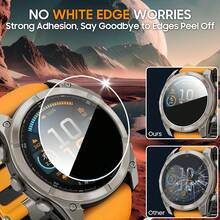 Bộ 5 miếng kính cường lực bảo vệ màn hình cho Garmin Fenix 8 Pro 51mm 47mm 43mm 7 7S 7X Pro 6 6S 6X Pro Tấm kính bảo vệ màn hình AMOLED Solar Instinct3 45mm 50mm Forerunner 965 955 945 935 245 165 255 45 55 Tấm bảo vệ màn hình chống trầy xước Phim kính bảo vệ trong suốt - Trong sáng - Xem 6