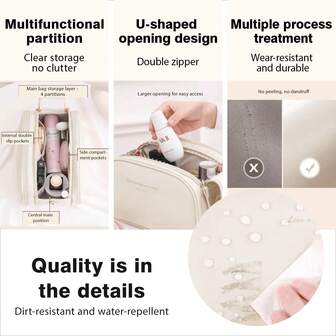 LEHUO Travel Lohas Travel New Large Capacity Cosmetic Bag High-End Travel Portable Toiletry Bag Cosmetic Storage Bag