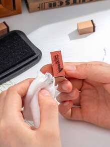 1 Set Of Vintage Number, Weather Pattern Wooden Stamps, Personalized Design Exquisite Wooden Crafts Wooden Stamps For Date Filling Tools For Calendars And Notebooks