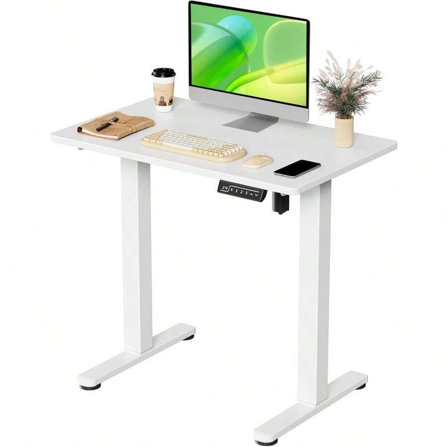 Office Desk - 白色的 - 查看 1