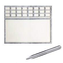 Plateau de perles pour la conception de bracelets et colliers DIY, avec une longue cuillère à manche pour les bijoux, plateau pratique avec grille, outil pratique pour la fabrication de bijoux
