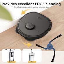 19-Pack Replacement Parts Kit For Eufy X10 Pro Omni Robot Vacuum – Includes Roller Brush, Side Brushes, Washable Filters, Mop Cloths, Dust Bags, Screwdriver & Cleaning Brush - Multicolor - View 5