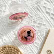 Agarre para Kindle, Soporte para teléfono con agarre personalizado con foto de mascota, Agarre magnético para teléfono, Agarre para teléfono con foto de mascota personalizada