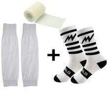 4 Pairs Men's Outdoor Sports Socks, Breathable Basketball Running Socks - Multicolor - View 5