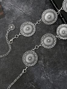 波西米亚风格复古时尚女士腰链，优雅束腰配饰，适合连衣裙和外套