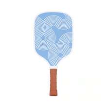 Pickle O'Joe 15.7'' Paddle And Ball Set Traditional Pickleball Paddles - 藍色漩渦 - 查看 6