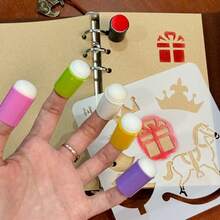 10pcs/20pcs Sponge Finger Covers, Coloring Tools For Craft DIY Painting, Stamping, Shading, Hand Lettering - Multicolor - View 8