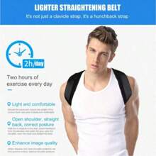 Unisex Invisible Posture Corrector, Back Straightener To Correct Humpback, Prevent Curvature And Relieve Pain Exercise Waist Belt Suitable For Workout Home Sports And Walk