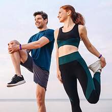 Sport Balance Bracelet Burn Silicone Wristbands Energy Bracelets Sports Band Bracelet Waterproof Lightweight For All Sport Men And Women - PurpleBlack - View 4