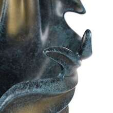 OUKANING Pferd Form Wein Rack Harz Tier Statue Wein Flasche Halter Wein Flasche Halter - Rostbraun - Übersicht 10