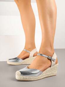 Summer Fashion Wedge Sandals Decorated With Braid - Perak - View 1