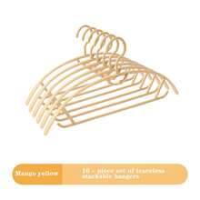 10pcs Non-Marking Anti-Slip Hangers Set For Shirts, Dresses, And Delicates - Space-Saving Closet Organizer For Home, Dorm, And College Rooms, Heavy-Duty Clothes Hangers With Grippy Ridges To Prevent Slips, Durable Build For Everyday Drying And Storage, Maximizes Closet Space, Compatible With Standard Rods, Perfect For Wardrobe Refresh And Laundry Days