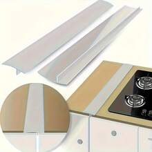 Low-Cost Variety Box Kitchen Accessories Kitchen DIY Stove Countertop Gap Filler Gap Cover Smooth Non-Stick, Fills And Seals Countertops Flexibly, Easy To Clean, Comes With Heat-Resistant Stripbathroom Decor Summer Back To School - Black - View 3