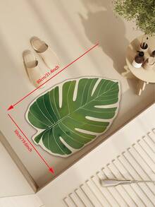 1 tấm thảm nhà tắm in hình lá cọ, thảm sàn vui nhộn, thảm nhỏ cho gia đình, thảm có thể giặt bằng tay, thảm thấm hút đất diatomit, thảm nhà vệ sinh chống trượt, phòng ngủ đẹp, phòng tắm, đồ trang trí phòng - Nhiều màu - Xem 11