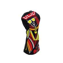 国王、王后和骑士高尔夫球杆木杆头套一号木球道木混合杆套高尔夫球杆头 - 黑色 - 查看 10