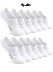 6 Pairs Women Mixed Color Low Cut Athletic Socks, Suitable For Sports, Cycling, Fitness And Casual Wear, Riding Socks | Subtle Fashion | Elastic Fiber Comfort, Cute Socks