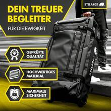Stilpack Wheeled Travel Bag, olive green, 120 l, Trolley - Schwarz - Übersicht 2