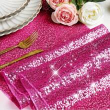 Square Sequin Table Runner, Suitable For All Kinds Of Party Decorations