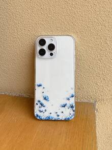 1个透明极简手机壳，采用UV印刷花卉图案，防摔。 - 彩色 - 查看 3