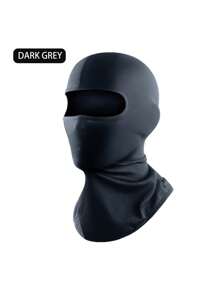 1 pièce Cagoule pour hommes pour vélos, motos et casques d'extérieur - Couvre-chef complet avec protection du cou et intérieure, masque de ski pour hommes et femmes, masque respirant d'été pour cyclisme homme, couvre-tête pare-soleil, casquette de cyclisme de couleur unie couvrant entièrement