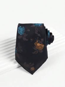 1 条彩色编织提花男士涤纶领带，适合所有季节派对、商务、休闲场合男士领带 - 商務休閒領帶 - 查看 8