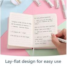 1/3 Packs Mini Notebooks, Small Leather Pocket Journal, A7 Business Notebook For Students School Office Diary Subject Writing Supplies
