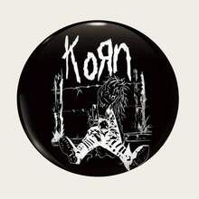 1pc 4.4cm/1.73inch Pattern Pin Badge, Button Badge, Suitable For Attaching On Clothing, Bags, Backpacks, A Fun Gift For Friends And Family - Black - View 1