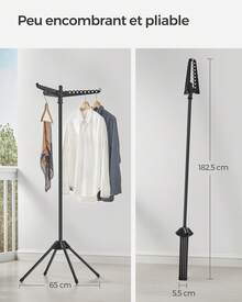 SONGMICS Drying Rack - màu đen - Xem 3