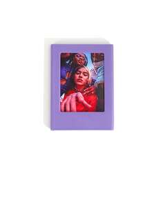 1/4/6/10/20pcs Multi-Color 3-Inch Magnetic Plastic Photo Frames, Magnetic Fridge Stickers For Instant Camera Photos And Mini Cards Display, Personalized Home Fridge Decor, Gift For Friends - Multicolor - View 21