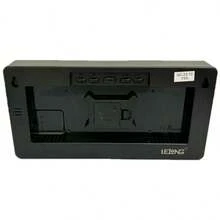 Relógio Digital LED De Parede E Mesa Calendário Alarme Data Temperatura LE-2167 - Preto - Visão 7