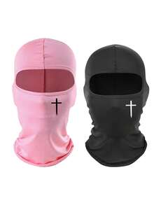 2pcs Unisex Balaclava Ski Mask Face Cover Anti-UV Anti-Wind, Suitable For Daily Wear, Outdoor Travel, Hiking, Skiing - Multicolor - View 29