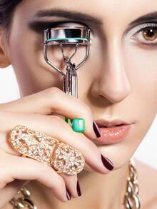 100件/50件/10件随机颜色替换硅胶/橡胶睫毛夹垫，适用于通用睫毛夹 - 彩色 - 查看 2