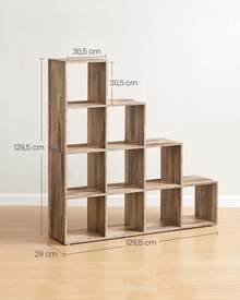 VASAGLE Bookcases - Camel - View 3