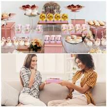 Mini Bread Pan With Lid And Spoon, Rectangular Foil Baking Tray, Mini Cheesecake Container, Multi-Function High Capacity Pastry Box For Baking, Cheese, Sweet Potato, Sushi, Desserts - Ideal For Home, Restaurant, Kitchen, Parties, Weddings, Graduations, Christmas, Halloween, Easter, Thanksgiving, Valentine's Day - Multicolor - View 9