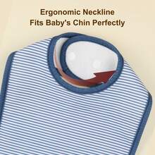 Baby Bibs For Baby Boys Teething Feeding And Drooling,Super Soft And Ultra Absorbent,10-Pack