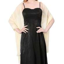 雪纺披肩围巾，适合新娘婚礼派对晚礼服和特殊场合礼服