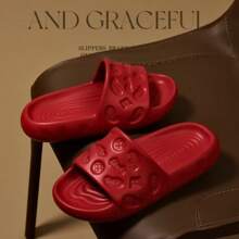 Rhombus Pattern Beach Vacation Casual EVA Asymmetric/Asymmetrical Sandals, Summer