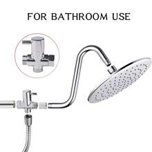 Shower Flow Control Valve G1/2" Stainless Steel 3-Way Shower Switching Valve For Hand Shower And Shower Arm
