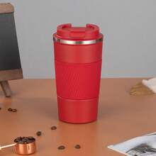 1 件不锈钢真空隔热咖啡瓶,大容量防漏便携式旅行杯,适合户外露营、旅行、运动、健身,适合男女返校 - 彩色 - 查看 18