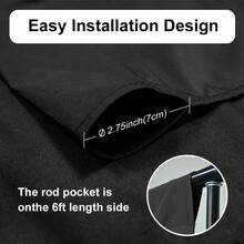 GAINVANE Black Backdrop - Solid Black High Density Polyester Fabric Photo Backdrop For Portrait, Party & Video - Black - View 7