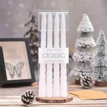 4pcs 8 Inch 10 Inch Classic Color Thread Twist Long Rod Candle Wholesale Household Creative Smokeless Twist Twist Styling Rod Wax