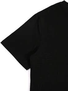 [Camiseta de Oración de Trabajo Confiado por el Señor] Oración CNA, Amén, Señor, Prepárame para hacer el Trabajo que Me has Encomendado Camiseta - Negro - Ver 5
