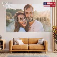 1Pc Personalized Customized Tapestry - Fast Shipping, Made In The USA - Upload Your Own Images To Get A Unique Wall Hanging Background, Perfect For Home And Living Room Decoration, Bedroom Wall Art, Suitable For Birthdays, Weddings, Halloween, Christmas, Parties, Father/Mother's Day, Home Decoration Personalized Ideal Gift - 彩色 - 查看 1