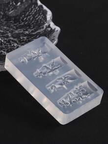 1 件浮雕花朵指甲雕刻模具 3D 百合芙蓉花瓣图案设计板冰花设计模板 DIY 美甲脱模工具配件、美甲用品、美甲工具、美甲工具、返校、指甲、按压指甲的美甲工具